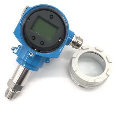 China Sanitary Diaphragm Pressure Sensor Level Gauge Transmitter With Digital Display Tank Water Smelling QXMP for sale