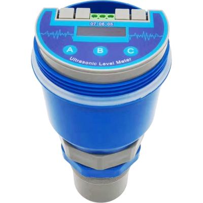 China Ultrasonic river oil tank lpg level indicator sensor measures fuel level sensor wifi level gsm smart transmitter QXUL-A for sale