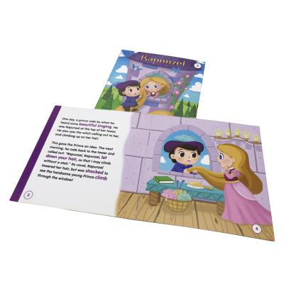 China paper & Cardboard Printing Full Color High Quality Softcover Paperback Kids Story Books For Children for sale