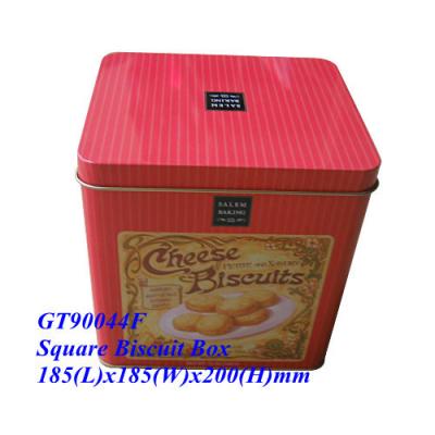 China Biscuit Box, Biscuit case, Biscuit Can，gift Cookie Box ,Metal Cookie case for sale