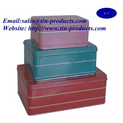 China Metal set , gift set  ,Gift box set, metal  case set, metal box  set, Christmas  Box, cake Box, from Goldentinbox.com for sale