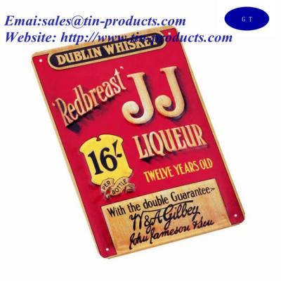 China Sell Tin sign,metal signs , gift signs, promotional sign-Golden Tin Co.,Limited for sale