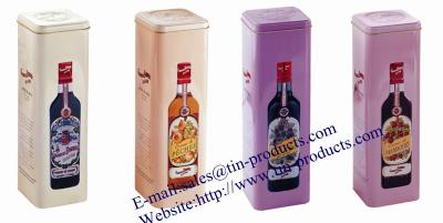 China Custom High Quality wine bottle tin packaging , Lovewine bottle packaging  Box from China Metal Packaging Box supplier for sale