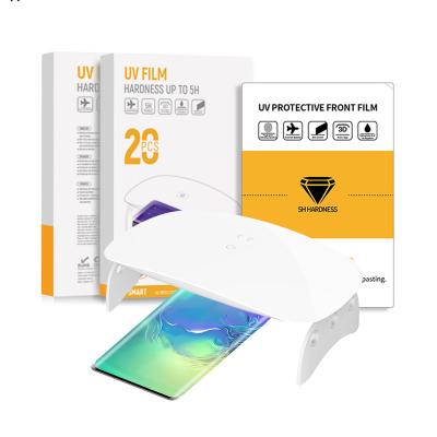 China Mobile Phone 120x180mm Soft UV Screen Protector Square PET 5H Tempered Glass Films For Hydrogel Tpu Nano PVC Cut Plotter Movie Maker for sale