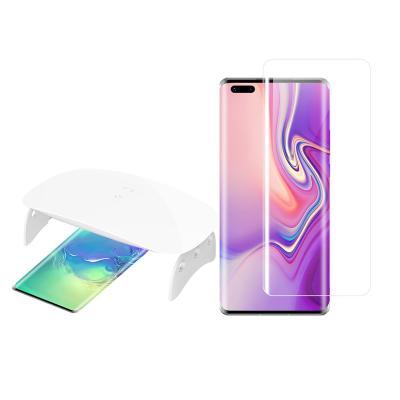 China Dropshipping Mobile Phone 5h Lamination Tempered Glass Screen Protector Soft Film 120x180mm UV PET Protector Sheet For Any Model for sale