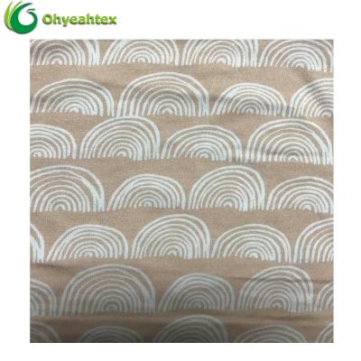 China Eco-friendly Anti-bacteria Printing Spandex 95 5 Bamboo Custom Print Bamboo Fabric For T Shirt for sale