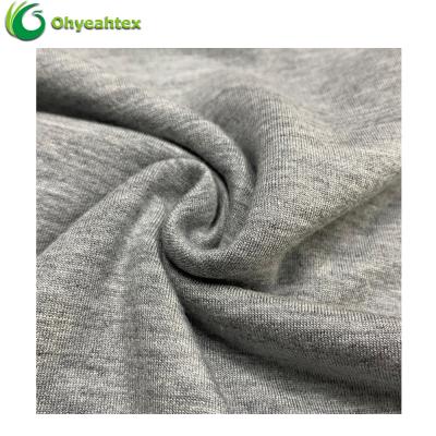 China Organic Polyester Anti Pill Stretch Modal Spandex Knitted Fleece Fabric For Garment for sale