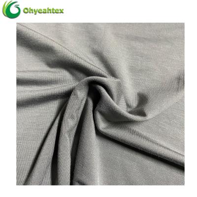 China Anti-bacteria Wholesale Stretch Knit Plain Bamboo Jersey Fabric For Underwear for sale