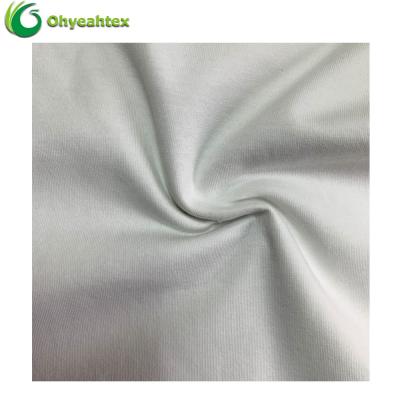 China 95% Cotton 5% Spandex Anti-Static Polished Plain Dyed Plain Cotton Jersey Fabric For Clothing for sale