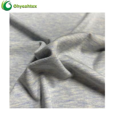 China 190Gsm 1x1 Spandex Lightweight Viscose Stretch Rib Fabric For Dress for sale