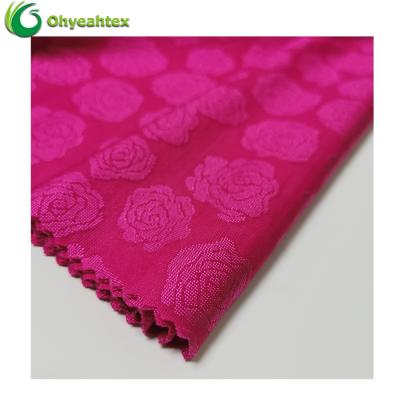 China Breathable Spandex Standard Coupling Oeko-Tex Nylon Jacquard Fabric For Fashion Women Clothes for sale