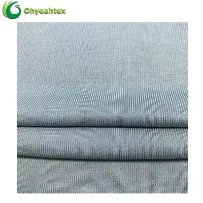 China Wholesale Double Faced Viable Toothpick Style Poly Cotton Interlock Modal Coating Fabric for sale