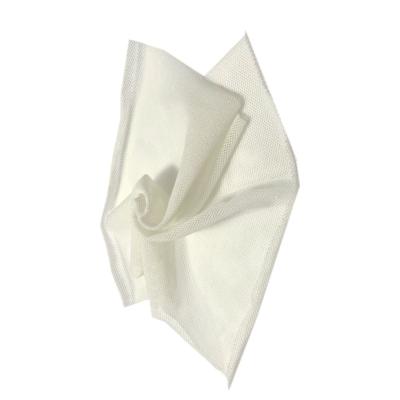 China Witte Stretch Kevlar Stof Aramid Hittebestendige Mesh Voor Silicone Slang Te koop