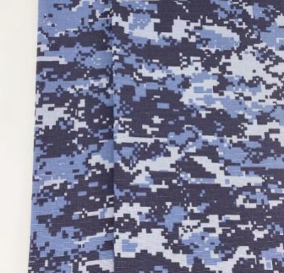 China Blauer Polyester Camo Stoff Stoff, Mosaik Druck Tarnung Stoff zu verkaufen