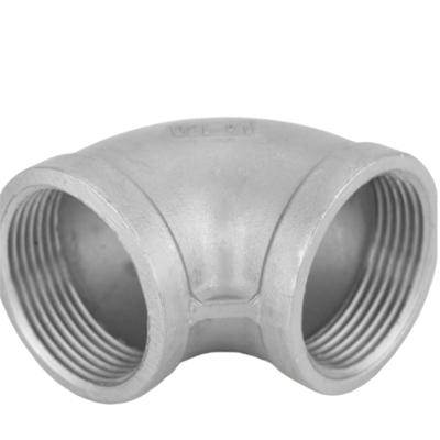 China For Water Fatigue Resistance Sch80 THD 90D Stainless Steel Elbow A304 ASME B16.9 Butt Welding 1-1/4