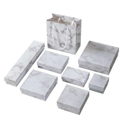 China Materials Factory Hot Selling Luxury Thick Logo Perfume Box Rectangle Marble Wholesale Recycled Custom Paper Gift Box for sale