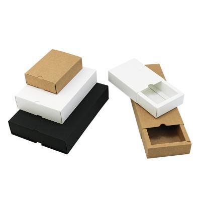 China Recyclable Handmade Soap Packaging Boxes Paper Gift Drawer Box With Custom Logo for sale