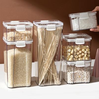 China Good Quality Sustainable Boxes Food Storage Container Transparent Sealed Plastic for sale