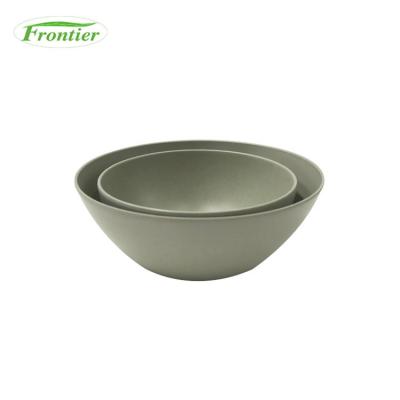 China China Disposable Eco-friendly Bamboo Fiber Reusable Heat Resistant Salad Bowl for sale