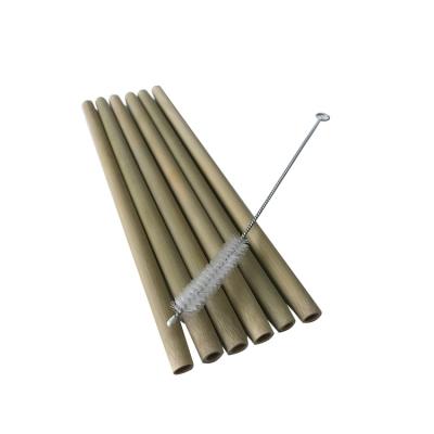 China Sustainable Safe Wholesale Top Grade Reusable Bamboo Fiber Drink Set Straw for sale