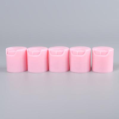 China Non Spill Custom Pink Plastic Matte Disc Top Hat Cap For Daily Use for sale