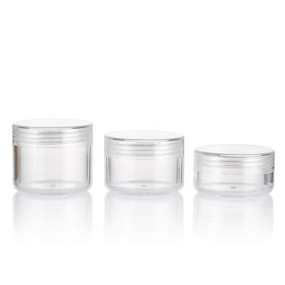 China Non Spill Eco Friendly Transparent Cream Jars Cream Jar Wholesale for sale