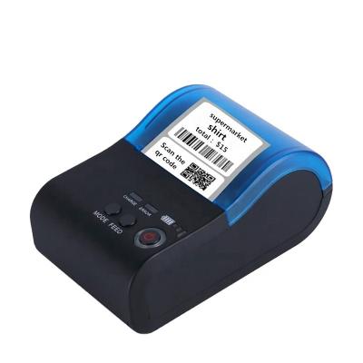 China Black And White Portable Mini Android And IOS Receipt 58mm Barcode Blue Tooth Label Thermal Printer for sale