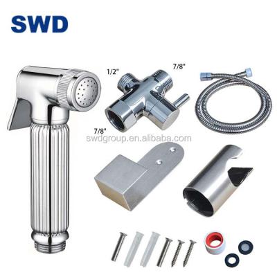 China Easy Installation China Best Used For Personal Bathroom Handheld Toilet Hygeian Shattaf Brass Bidet Sprayer for sale