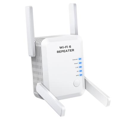 China Wifi Repeater Range Extender Long Ringed Router Wifi Repeater 300Mbps 1800Mbps Range Extender 5G Wireless Internet Wifi Booster for sale