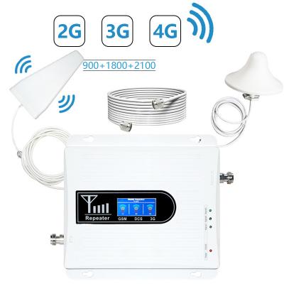 China Signal Repeater Universal Cellular Antenna 900 Band Tri 1800 2100 GM/M 2G 3G 4G Mobile Phone Signal Booster/Repeater/Amplifier/Supplement for sale