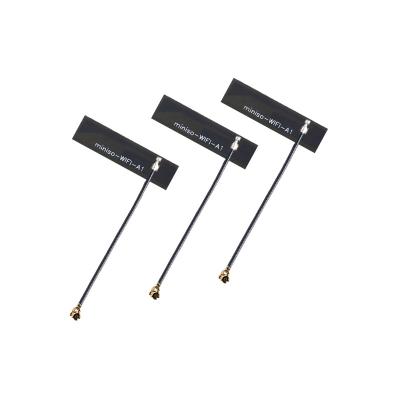 China New Design 2.4G Wifi High Gain Element Fpc Antenna Zigbee Module Ipex Patch Flexible Soft Antenna HJ-0009 for sale