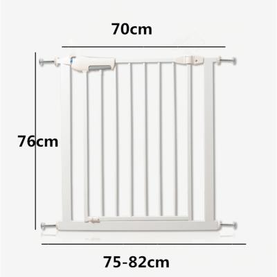 China Indoor Outdoor Barrier Viable Security Metal Gate Pets Dog Barrier Safety Gate Puppy Gate for sale