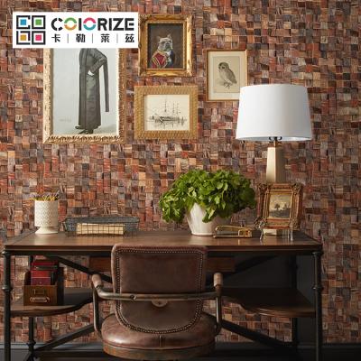 China Colorize Modern Wood Square Wall Cladding Solid Wood Mosaic Panel Wall Panel Mosaic for sale