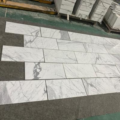 China Colorize Cararra Tile 3x6 Carrara Marble Tile 12x24 Modern Marble Tile 12x24 Natural Stone White Marble Mosaic And Cararra Floor Wall for sale