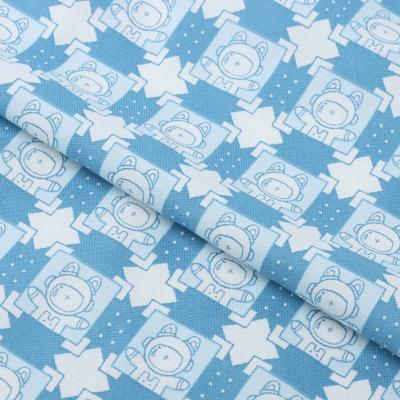 China Anti Pill Little Boy Spring And Summer Blouse, Shirts, Homewear, Mosquito Proof Soft Pants 100% Cotton Sky Boy Printed Fabric for sale