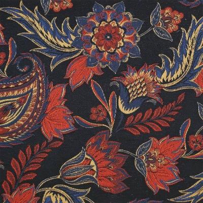 China Professional Jacquard Factory Shrink-Resistant Polyester Flower Designs Customizable Jacquard Fabric For Ladies Garment for sale