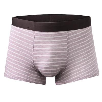 China High Quality Custom Men's Briefs Boxers Underwear Shorts Breathable Seamless Male Non-marking Striped Modal Panties Antibacterial for sale