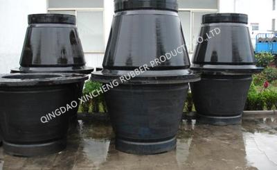 China Pequeña compresibilidad de inclinación de Marine Vessel Cone Rubber Fenders en venta