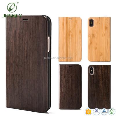 China Dirt-resistant hot fashion wooden cell phone cover for iphone 6/7/8/6+/7+/8+/X wood book case for iphone 6 book style flip cover 'Iphone 6 for sale