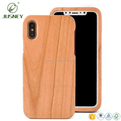 China Whole Wood Eco-friendly Shockproof Wholesale Mobile Phone Cases For iPhone X Case Phone Cover Cellphone Bamboo Wooden Accessories for sale