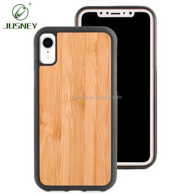 China Perfect fit for iphone case 2022new product for iphone xr cell phone case tpu wooden phone case cover laser wood engraving for iPhone XR/iPhone13 phone for sale