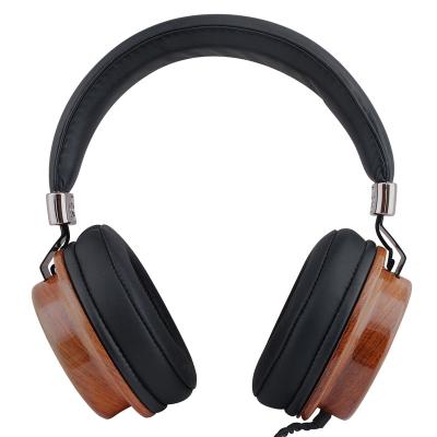 China Comfortable Chinese Manufacturer Wearing Wooden Earphone With Really Good Healthy And Durable for sale