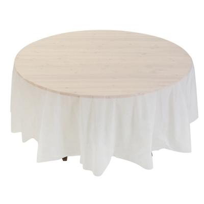 China Customized Eco-Friendly Disposable Cheap Round Tablecloth Customized Plastic Tablecloth for sale