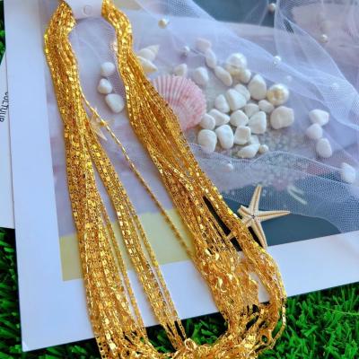 China CH1003 CLASSIC Delicate Chain Link Gold Thin Chain, Tasty Cable Chain For Necklace Wholesale for sale