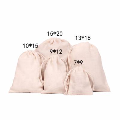 China Drawsting Breathable Drawstring Storage Pouch Dustproof Bag Customized Logo And Size Cotton for sale