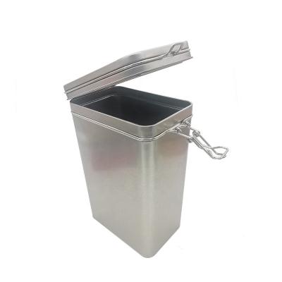 China Airtight Large Rectangle Food Tea Tins Canisters For Airtight Wholesale Canada Fancy Rectangle Airtight Large Food Tea Tins Canisters For Airtight Wholesale for sale