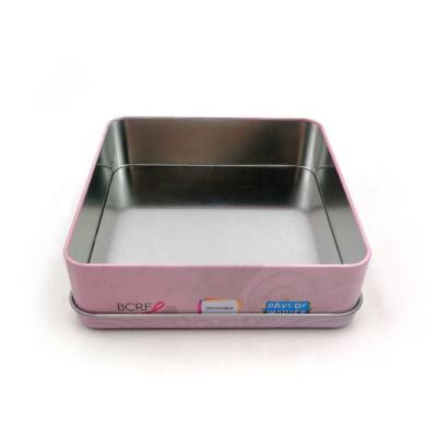 China Laser Engraved Decorative Customized Logo Square Tins Case With Lids Laser Engraved Decorative Customized Logo Square Tins Case With Lids for sale