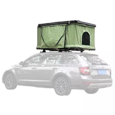 China Extended Type Foldable Hard Shell Pop Up Car Roof Top Aluminum RV Top Outdoor Car Roof Tent for sale