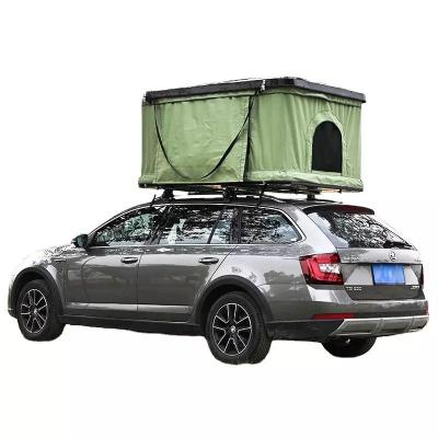 China Extended Type Hard Shell Roof Top Tent For Aluminum Car Camping Roof Top Outdoor Camping Raising Roof Top Car Tent 4 People for sale