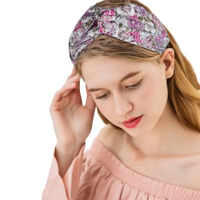 Κίνα Μόδας ευρέα ελαστικά Headbands μαντίλι γυναικών επικεφαλής με το λογότυπο μεταφοράς θερμότητας προς πώληση